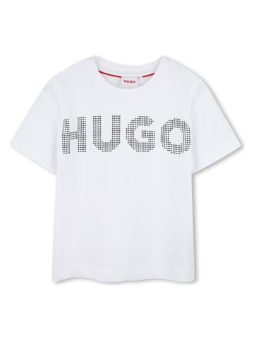 HUGO Koszulka w kolorze białym