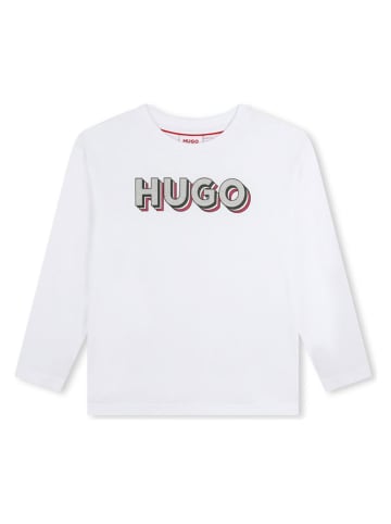 HUGO Koszulka w kolorze białym