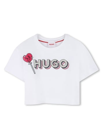 HUGO Shirt in Weiß