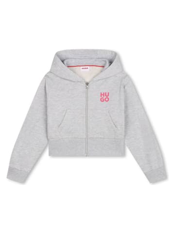 HUGO Sweatvest grijs