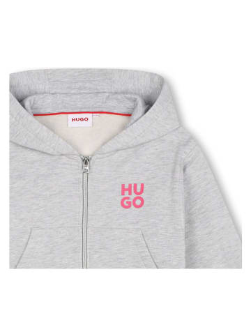 HUGO Sweatjacke in Grau