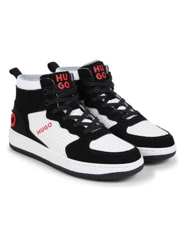 HUGO Sneakers zwart/wit