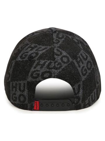 HUGO Czapka w kolorze czarnym