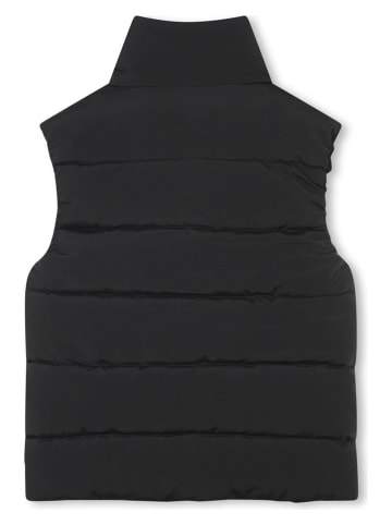 HUGO Kamizelka pikowana w kolorze czarnym