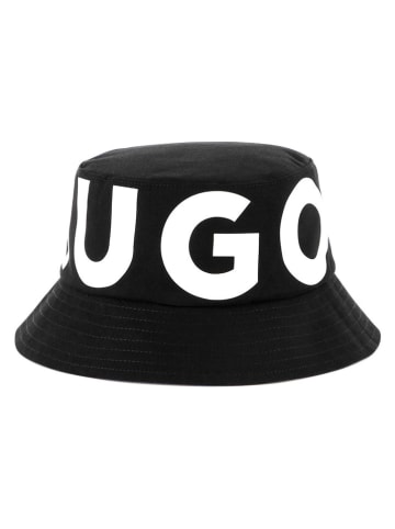 HUGO Dwustronny kapelusz w kolorze granatowo-czarnym