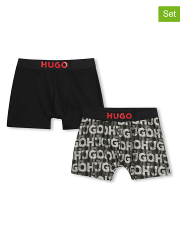 HUGO 2er-Set: Boxershorts in Schwarz