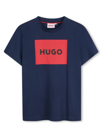 HUGO Koszulka w kolorze niebieskim