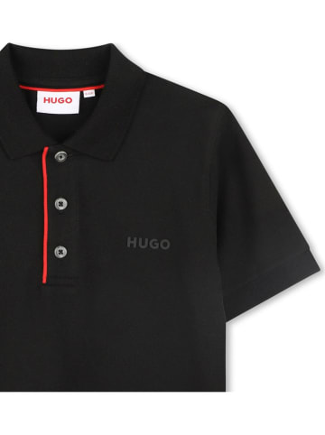HUGO Koszulka polo w kolorze czarnym
