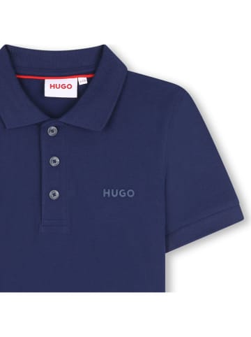 HUGO Koszulka polo w kolorze niebieskim