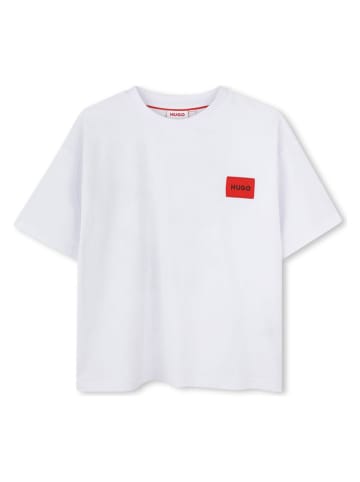 HUGO Koszulka w kolorze białym