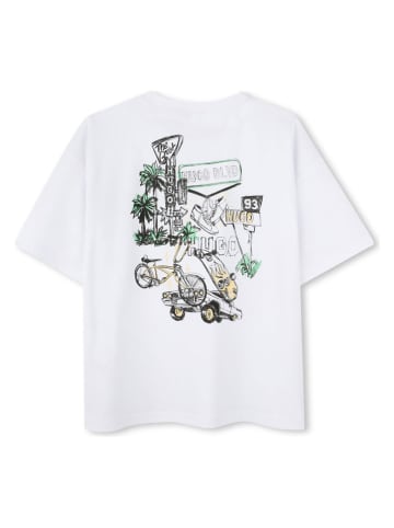 HUGO Koszulka w kolorze białym