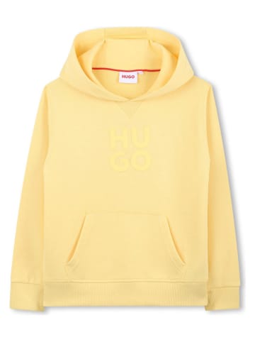 HUGO Hoodie geel