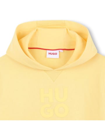 HUGO Hoodie geel