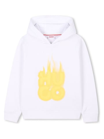 HUGO Hoodie in Weiß