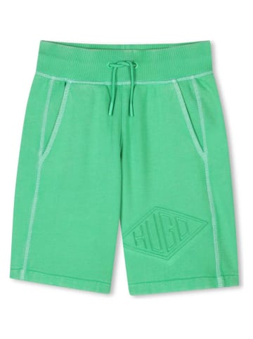 HUGO Sweatshort groen