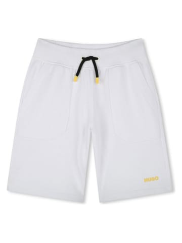 HUGO Sweatshorts in Weiß