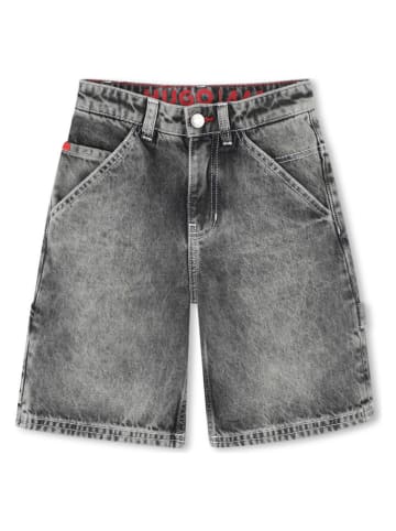 HUGO Spijkershort antraciet