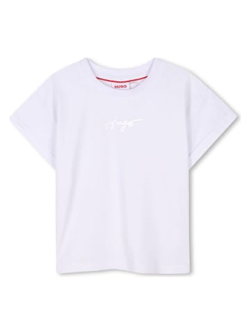 HUGO Koszulka w kolorze białym