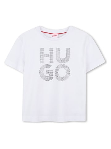 HUGO Koszulka w kolorze białym