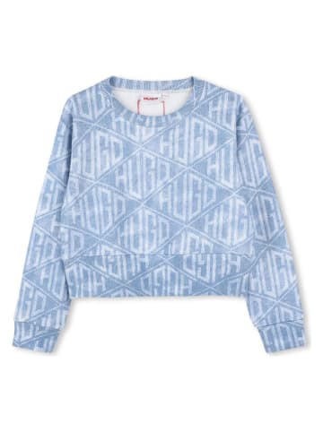 HUGO Bluza w kolorze błękitnym