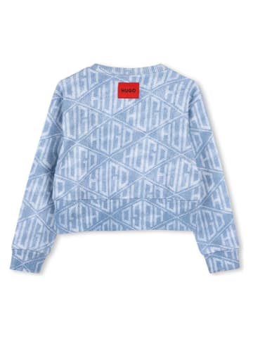 HUGO Sweatshirt in Hellblau