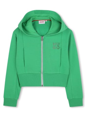 HUGO Sweatvest groen