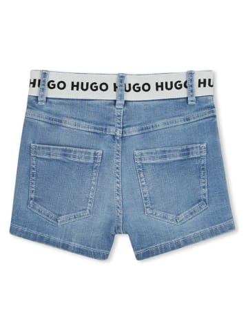 HUGO Spijkershort blauw