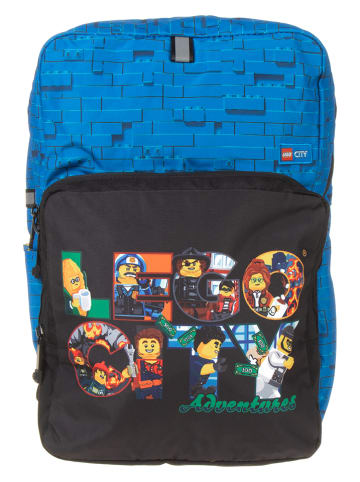 LEGO Tornister "LEGO CITY - Police Adventure" w kolorze niebieskim - 25 x 38 x 20 cm