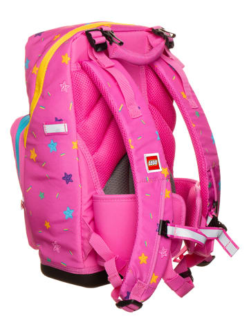 LEGO 2-delige schooltasset "LEGO Optimo" roze - (B)39,5 x (H)24 x (D)17 cm