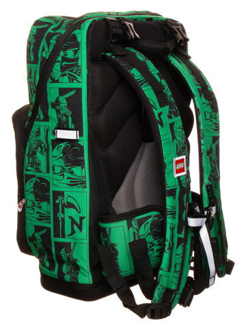 LEGO 2-delige schooltasset "LEGO NINJAGO" groen - (B)42 x (H)25 x (D)17 cm