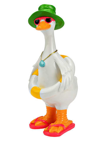 G. Wurm Figurka dekoracyjna "Duck" ze wzorem - 12 x 26 x 11 cm