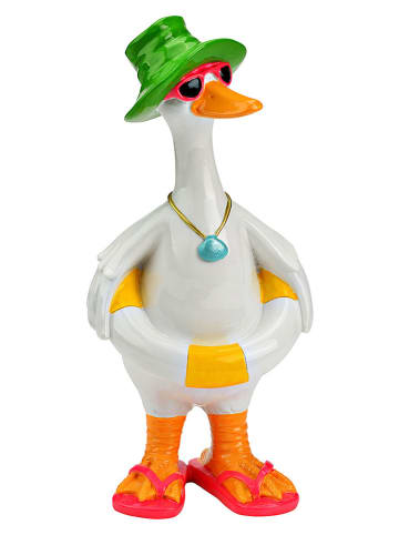 G. Wurm Figurka dekoracyjna "Duck" ze wzorem - 12 x 26 x 11 cm