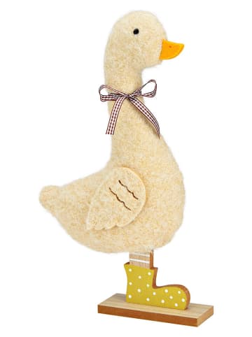G. Wurm Figurka dekoracyjna "Duck" w kolorze beżowym - 23 x 42 x 6 cm