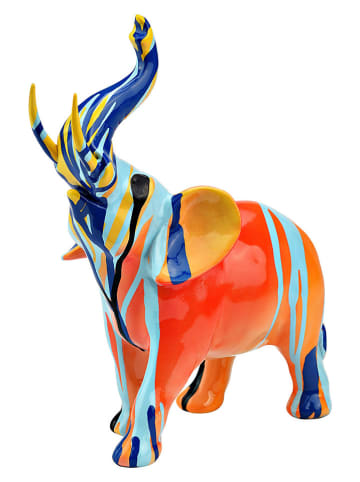 G. Wurm Figurka dekoracyjna "Elephant" ze wzorem - 21 x 25 x 11 cm