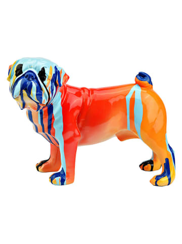 G. Wurm Decoratief figuur "Dog" meerkleurig - (B)24 x (H)18 x (D)12 cm