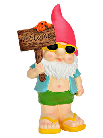 G. Wurm Figurka dekoracyjna "Garden gnome" ze wzorem - 25 x 45 x 16 cm