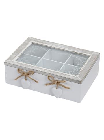 G. Wurm Opbergbox wit - (B)22 x (H)18 x (D)7 cm