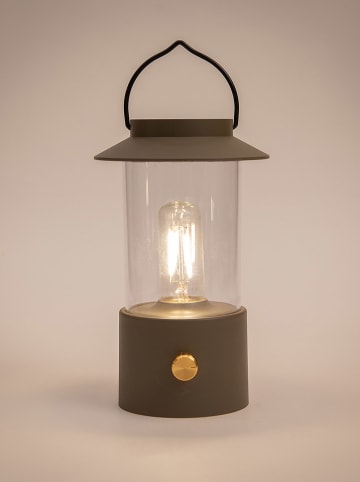 G. Wurm Lampion LED w kolorze szarobrązowym - wys. 24 x Ø 9 cm