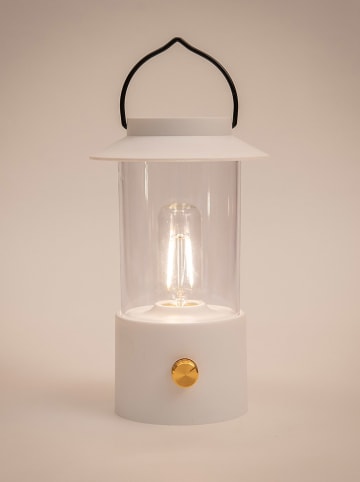 G. Wurm Led-lantaarn wit - (H)24 x Ø 9 cm