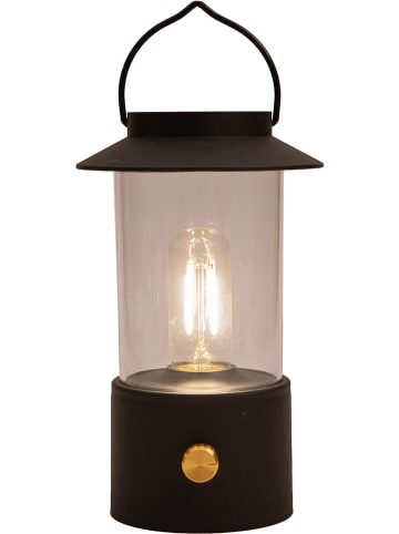 G. Wurm LED-Laterne in Schwarz - (H)24 x Ø 9 cm