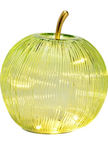 G. Wurm Decoledobject "Apfel" groen - (H)17 x Ø 16 cm
