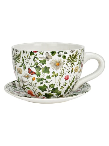 G. Wurm Bloempot "Flower" meerkleurig - (B)36 x (H)16 x (D)28 cm