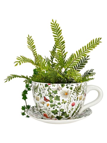 G. Wurm Doniczka "Flower" ze wzorem - 36 x 16 x 28 cm