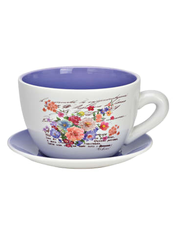 G. Wurm Doniczka ze wzorem - wys. 14 x Ø 28 cm