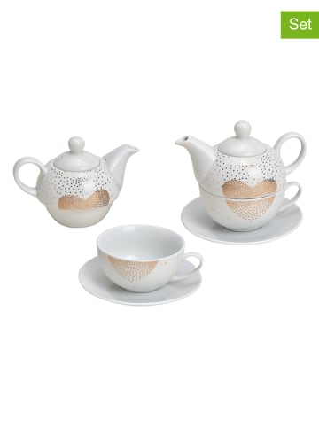 G. Wurm 3-częściowy zestaw w kolorze złoto-białym