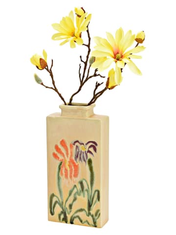 G. Wurm Wazon w kolorze beżowym ze wzorem - 14 x 28 x 6 cm