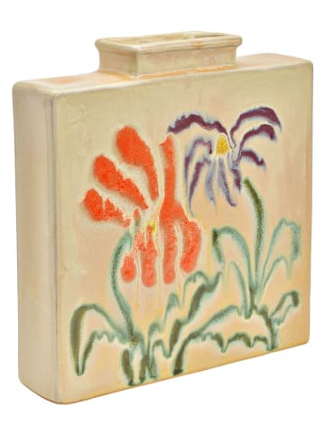 G. Wurm Vaas beige/meerkleurig - (B)24 x (H)26 x (D)6 cm