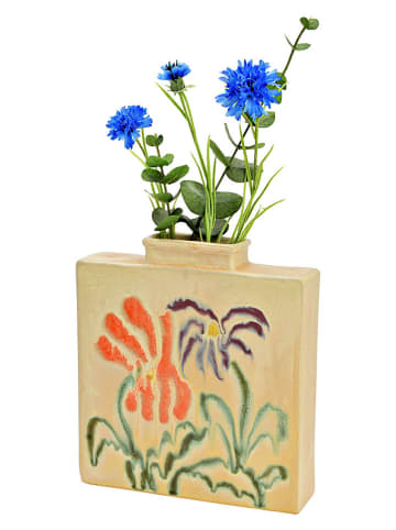 G. Wurm Wazon w kolorze beżowym ze wzorem - 24 x 26 x 6 cm