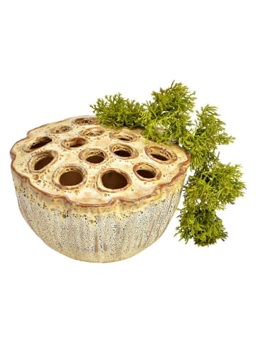 G. Wurm Vase in Beige - (H)9 x Ø 16 cm