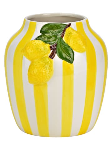 G. Wurm Vaas "Lemon" geel - (H)16 x Ø 17 cm